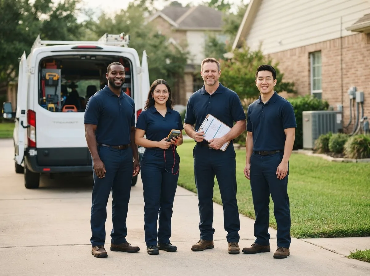 Certified HVAC technician near Woodson, TX